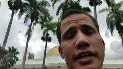Venezuela: Opositor Juan Guaido sobre sanciones de EEUU