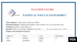 LLE-A Lesson 32