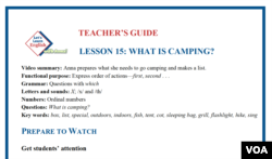 LLE - A Lesson 15