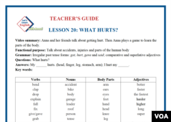 LLE-A Lesson 20