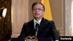 Presidente Gustavo Petro durante el mensaje ante el Consejo de Derechos Humanos de la ONU.