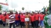 Zanga-zangar NLC a Abuja, babban birnin Najeriya (Hoto: Facebook/NLC)