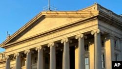 Vista del Departamento del Tesoro de Estados Unidos, en Washington, el 18 de enero de 2023.