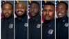 Policajci (slijeva nadesno): Demetrius Haley, Desmond Mills, Jr., Emmitt Martin III, Justin Smith i Tadarrius Bean.