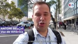 Máxima seguridad en los exteriores de la Asamblea General de la ONU