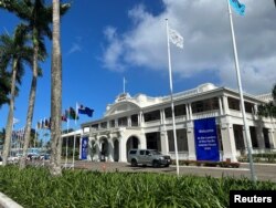 A general view of Grand Pacific Hotel, the venue for Pacific Islands Forum, in Suva, Fiji July 11, 2022. (REUTERS/Kirsty Needham)