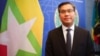 ကုလဆိုင်ရာ မြန်မာနိုင်ငံ သံအမတ်ကြီး ဦးကျော်မိုးထွန်း။ (ဓာတ်ပုံ - OPCW - နိုဝင်ဘာ ၁၆၊ ၂၀၁၈)