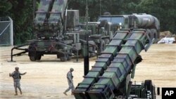 한국이 도입하기로 결정한 패트리어트 PAC-3 지대공 요격미사일. (자료사진)