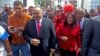 Diosdado Cabello se retiró del hemiciclo legislativo, dejando entrever que el ejecutivo podría estrangular presupuestalmente a la Asamblea. [Foto: Alvaro Algarra, VOA].