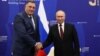 Dodik i Putin se susreli tokom ekonomskog foruma u Sankt Peterburgu. (Fotografija preuzeta sa Twitter naloga Milorada Dodika)
