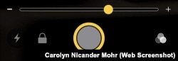 iPhone Magnifier Freeze
