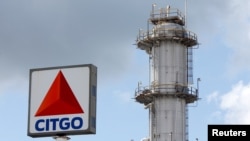 La refinería Citgo Petroleum, filial de PDVSA en EE.UU., se muestra en Sulphur, Louisiana, el 12 de junio de 2018. 