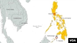 Một quả bom tự chế được dùng trong vụ tấn công ở thị trấn Sumisip trên đảo Basilan.