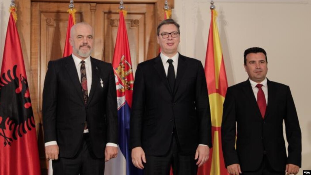 Edi Rama, Aleksandar Vučić, Zoran Zaev, arhivska fotografija