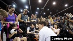 Canadian Prime Minister Justin Trudeau visits the Agriculture Expo in Chicoutimi, Quebec, on July 26, 2017. (PMO Photo by Adam Scotti)