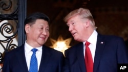 美国总统川普与中国国家主席习近平2017年4月在海湖庄园会晤