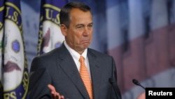Todas las miradas y las presiones apuntan a la Cámara de Representantes de EE.UU. Su presidente, el republicano, John Boehner, en el centro del debate. 