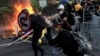 Hong Kong Protesters, Police Clash As China Marks 70th Anniversary