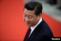 中国国家主席习近平在人民大会谈（资料照）