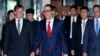Steven Mnuchin, Secretario del Tesoro de Estados Unidos, llega a su hotel en Beijing. Abril 30, 2019.