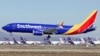 Un avión Boeing 737 Max de Southwest Airlines, aterriza en California. Foto de archivo.