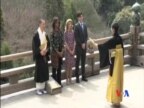 奧巴馬夫人結束日本行程