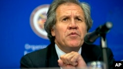 El secretario Almagro apoyó también prioridades como el revocatorio y la libertad de presos políticos en Venezuela.