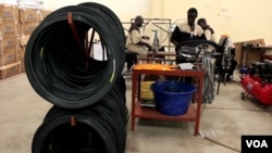 Bicycle factory in Kisumu, Kenya