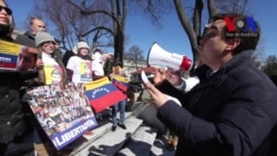 Venezolanos en Washington piden libertad de Leopoldo López