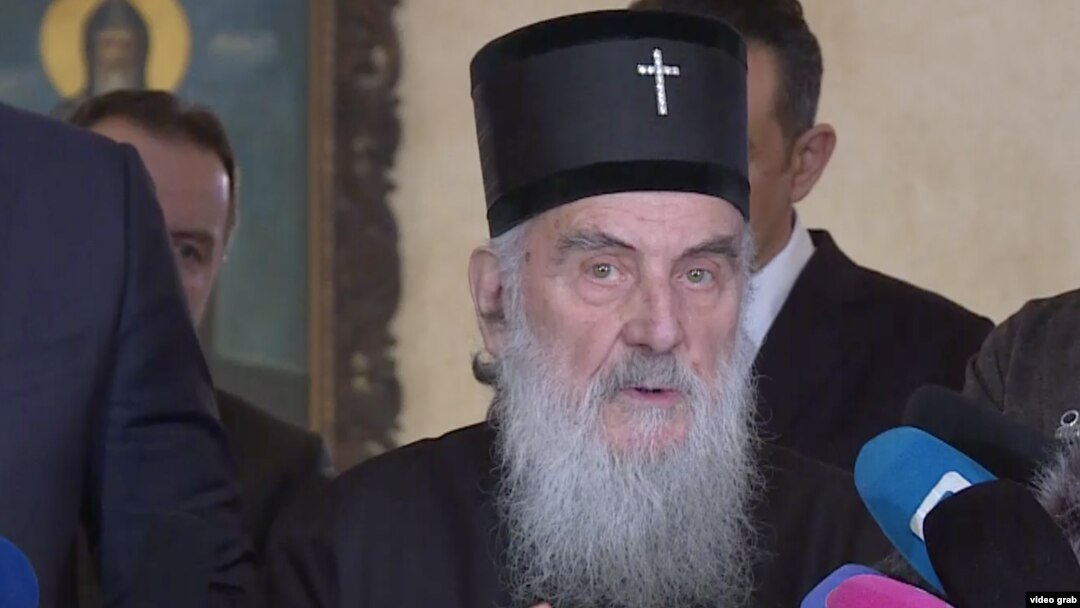 Arhiva - Patrijarh srpski Irinej, Foto: video grab