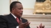 Président Denis Sassou N'Guesso ya Congo-Brazzaville na bokutani na président Russie Vladimir Poutine (amonani te na photo) na Kremlin, Moscou, Russie. 23 mai 2019.