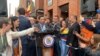 El grupo independiente Code Pink ocupó la sede diplomática durante varias semanas, pese al reclamo de exiliados y acciones de la policía local, así como la oposición del gobierno de Estados Unidos. Sus miembros fueron desalojados el jueves 16 de mayo de 2019.