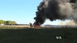 On The Scene: Ukrainian Military Helicopter Downed