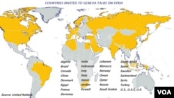 多国应邀参加叙利亚和平国际谈判。