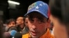 El líder opositor venezolano Henrique Capriles fue inhabilitado por el Gobierno para postularse a la reelección como gobernador.