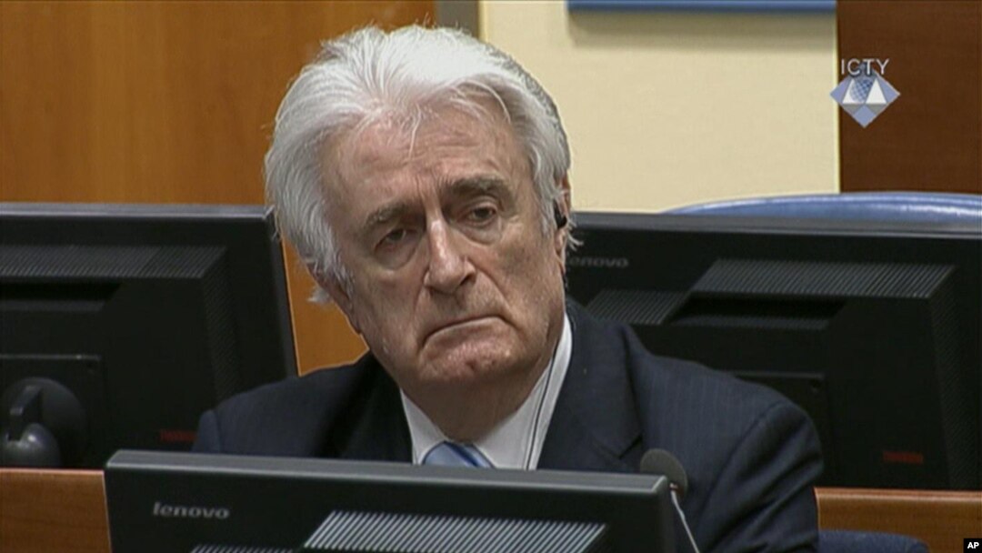 Radovan Karadžić tokom izricanje presude u Haškom tribunalu, 24. marta 2016.