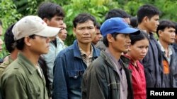 Một nhóm người Thượng ở tỉnh Ratanakiri, Cambodia.