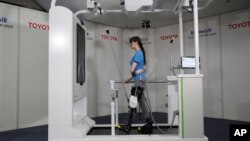 Toyota's Welwalk WW-1000 device is expected to be made available to medical centers in Japan this year.