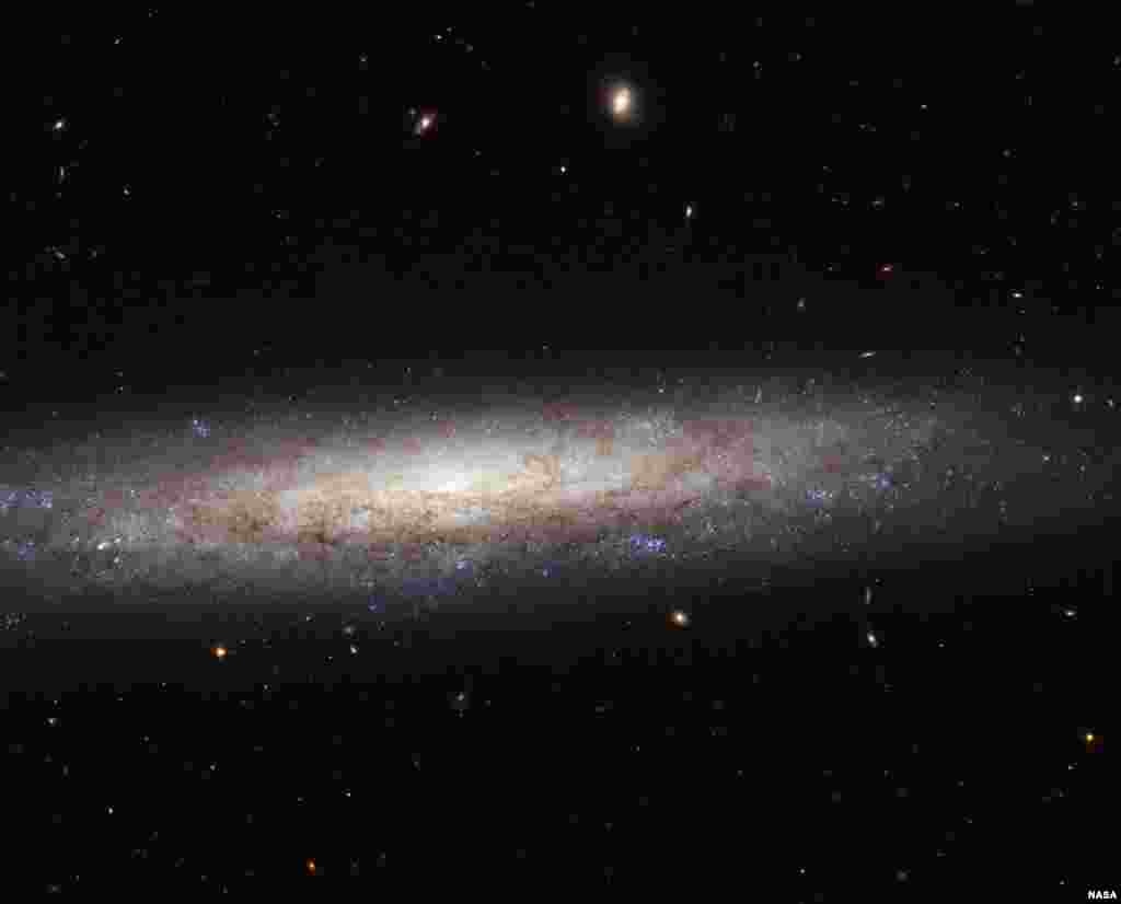 A dusty spiral in Virgo