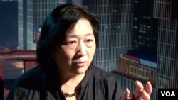 中国著名记者高瑜曾被迫“电视认罪”。（高瑜资料照 美国之音东方拍摄）