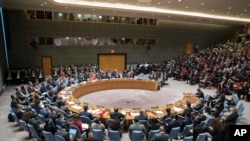 U.S. Secretary of State Rex Tillerson speaks during a high level Security Council meeting on the situation in North Korea, at United Nations headquarters, Dec. 15, 2017.