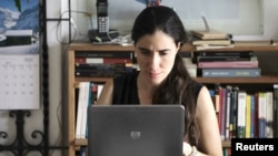 Bloguera Yoani Sánchez, una de las figuras del evento.
