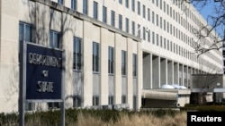 The State Department Building is pictured in Washington, Jan. 26, 2017. 