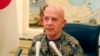 Gen. David Berger, the new U.S. Marines commandant, speaks during a press conference in Tokyo, Aug. 21, 2019. 