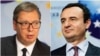 Ilustracija - predsednik Srbije Aleksandar Vučić i kosovski premijer Aljbin Kurti