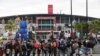 Caravana se mueve al oeste de México, a la ciudad de Guadalajara
