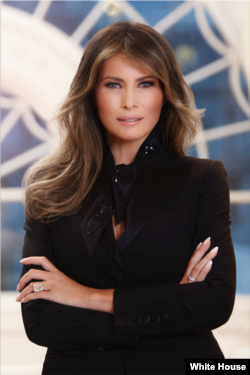 First Lady Melania Trump was born Melanija Knavs. Melania Knauss is the German version of her name.