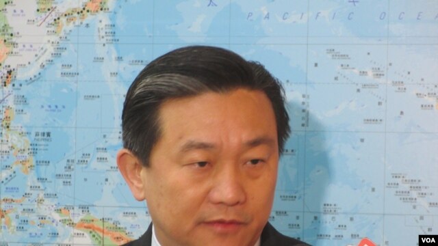 台灣執政黨民進黨立委王定宇(美國之音張永泰拍攝)