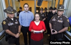 Kim Davis is at the center of same-sex marriage debate by refusing to sign a marriage license.