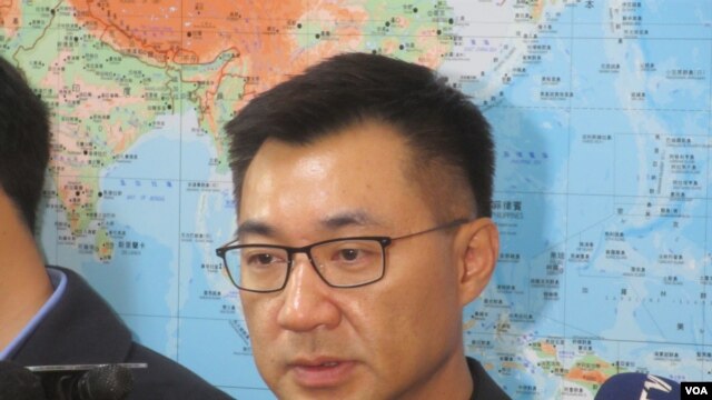 台灣在野黨國民黨立委江啟臣(美國之音張永泰拍攝)